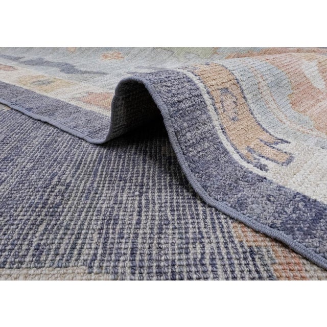 Textile Turkish Oushak Rug 12'2" x 15'5" For Sale - Image 7 of 8