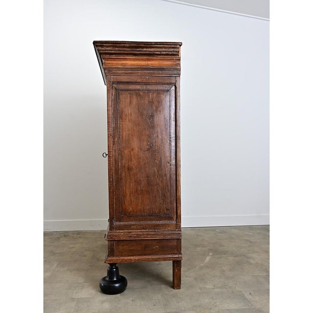 Brown Dutch 18th Century Oak Kussenkast Armoire For Sale - Image 8 of 13