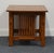 Brown High End Vintage Quarter Sawn Oak Mission Style 27" Accent End Table For Sale - Image 8 of 8