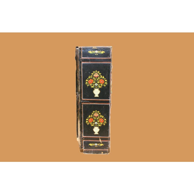 Antique Papier Mache Spice Cabinet For Sale - Image 4 of 15