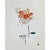 Wood # 'Flower' #2 - High-End Framed Cy Twombly Style Minimalist Botanic Oil on Canvas For Sale - Image 7 of 8