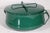 Mid-Century Modern Mid 20th Century Dansk Kobenstykle Covered Casserole in Green Enamel Finish For Sale - Image 3 of 6