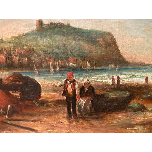 19th Century Marine Painting quot Dry Docket Boat quot Framed Chairish