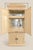 Chinoiserie Vintage Pagoda Chinese Chippendale Asian Chinoiserie Mirrored & Lighted Upper Kitchen Cabinet For Sale - Image 3 of 5
