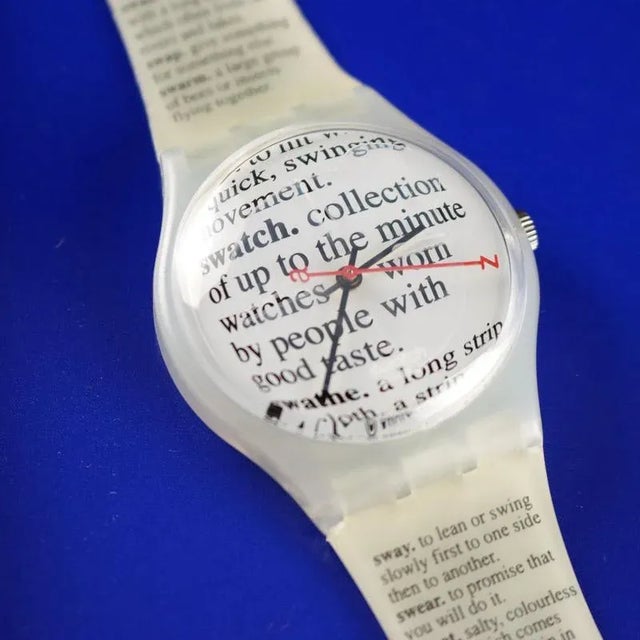 Box set belonging to the 'Swatch Original, Words and Emotions on the Wrist' collection, limited edition number 439/450 for...