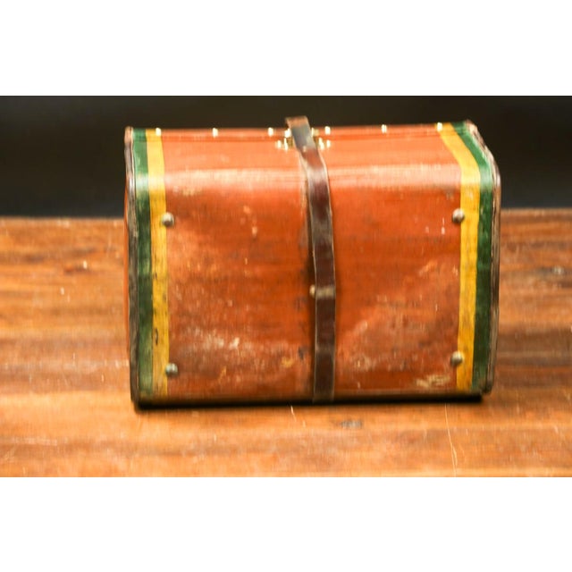 Arched Hat Trunk, 1890s For Sale - Image 6 of 8