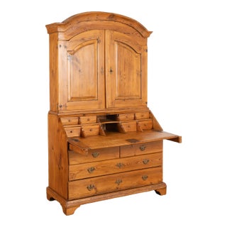 Swedish Pine Secretary, Circa 1820-40 For Sale