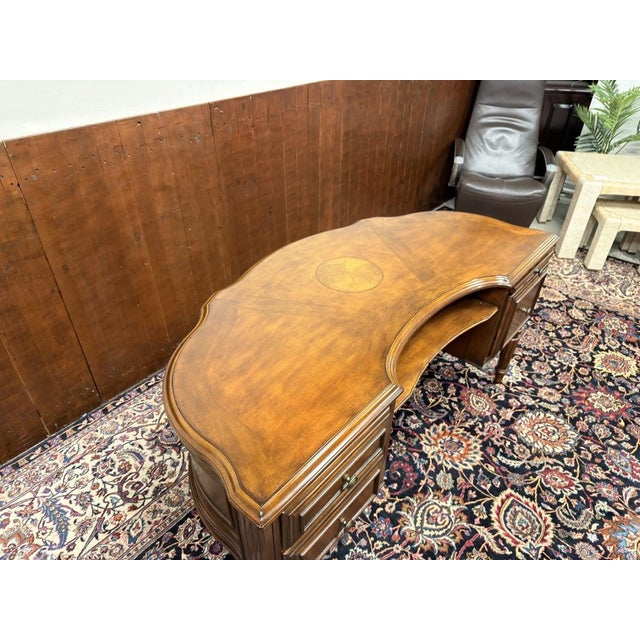 English Writing Desk with Back Panel For Sale - Image 17 of 18