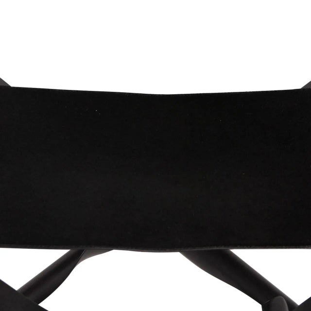 Contemporary Giobagnara Arturo Black Folding Stool For Sale - Image 3 of 12