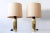 German Decagonal Brass Table Lamps, 1960s, Set of 2 For Sale - Image 4 of 17