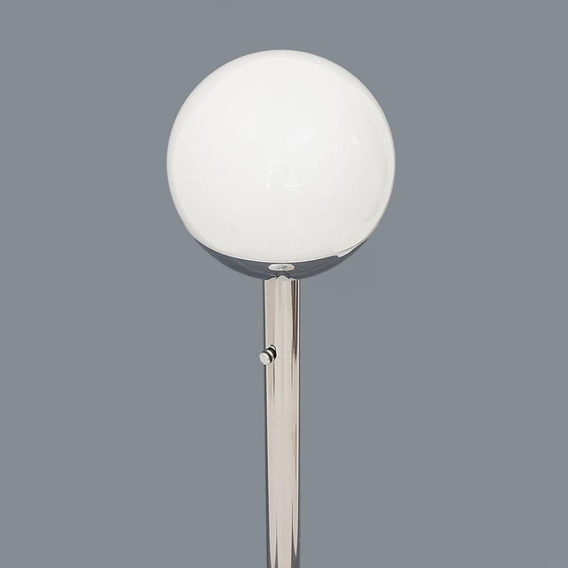 Floor Lamp in Chromed Metal and Glass from Luci, 1970s For Sale - Image 9 of 14