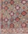 Tribal Turkish Vintage Embroidered Kilim Rug With Tribal Star and Box Shapes in Colorful Tones For Sale - Image 3 of 7