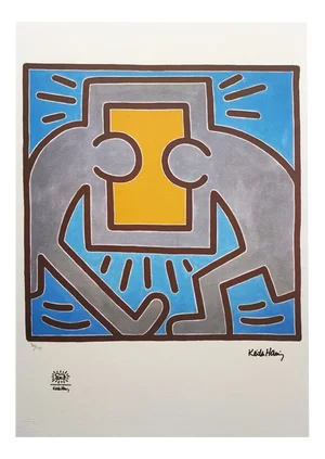 Keith Haring, Composition, 1990s, Lithograph