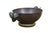 Rustic Vintage Hammered Brass Rams Bust Head Centerpiece Bowl 18" For Sale - Image 3 of 15