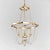 The Whitney Chandelier This chandelier is a medium sized empire chandelier with a shiny vintage gold finish and antiqued...