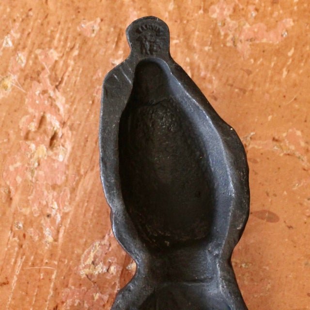 Metal Pair of American Cast Iron “Hessian Soldier” Andirons For Sale - Image 7 of 11