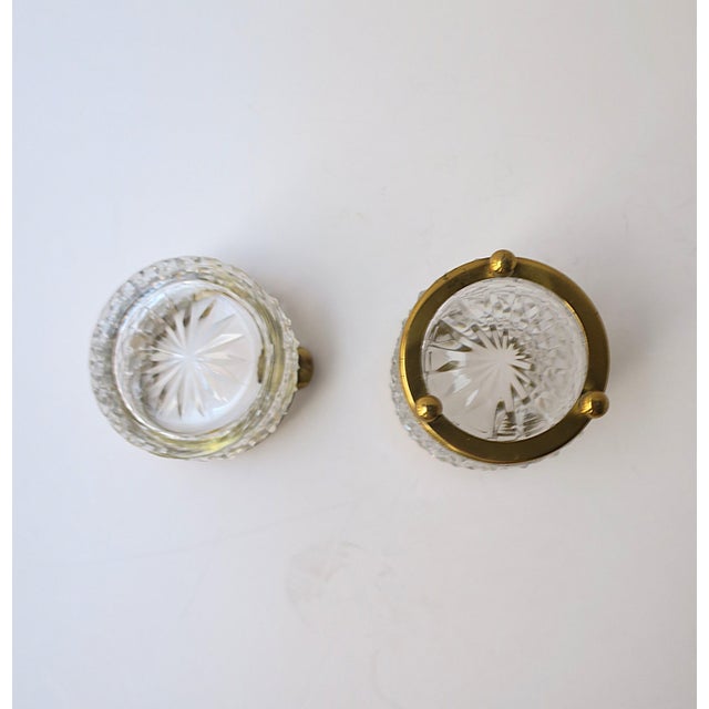 French Cut Crystal Gilt Bronze Vanity Accessories or Smoking Set, Early 20th C For Sale - Image 11 of 11