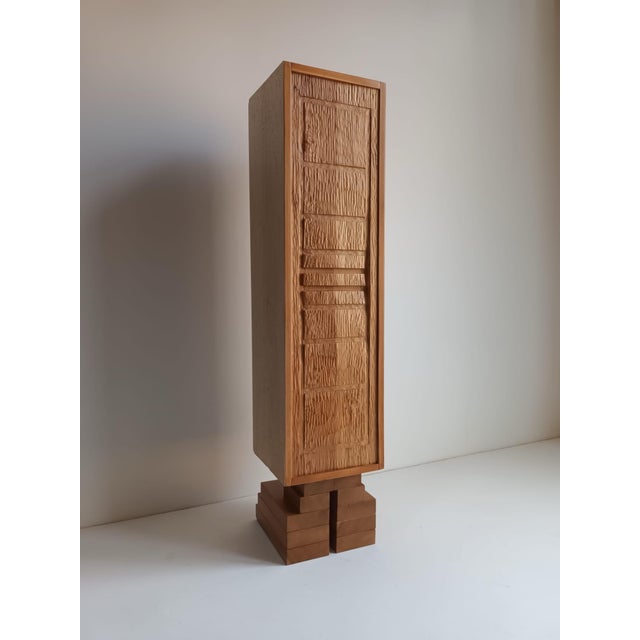 Not Yet Made - Made To Order Mayan Totem Sculpted Cabinet by Pietro Meccani for Meccani Design For Sale - Image 5 of 14
