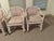 Off-white 1980s Rattan Dining Table W/4 Rolling Chairs - Set of 6 McGuire Furniture For Sale - Image 8 of 16