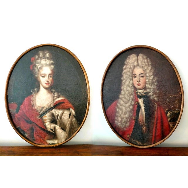 Portraits of French Nobles, 1600, Oil on Canvases, Set of 6 For Sale - Image 11 of 11