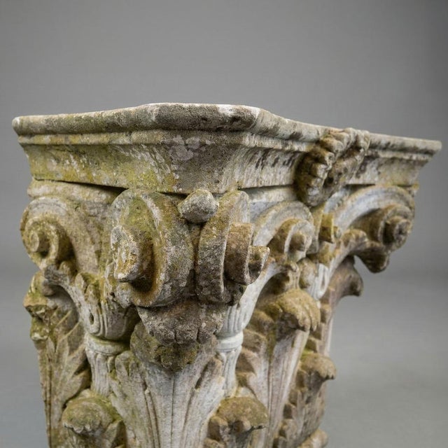 Corinthian Stone Capitals, 1800s, Set of 4 For Sale - Image 11 of 18