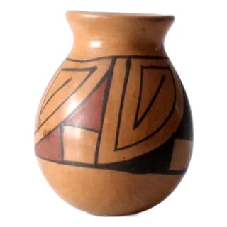 Vintage Southwestern Pottery Mini Vase For Sale