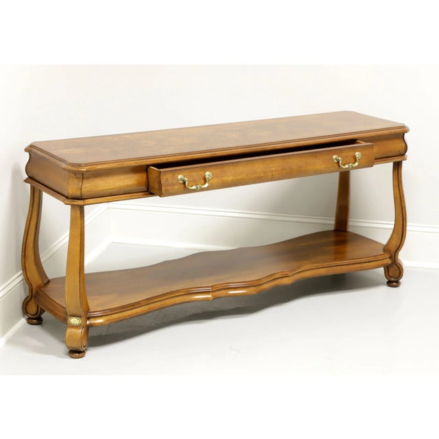 Late 20th Century Gordon's Late 20th Century Oak Transitional Console Sofa Table For Sale - Image 5 of 13