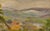 Heinrich Pforr, Wide Hilly Landscape with Village and Distant View, Watercolor For Sale - Image 11 of 11