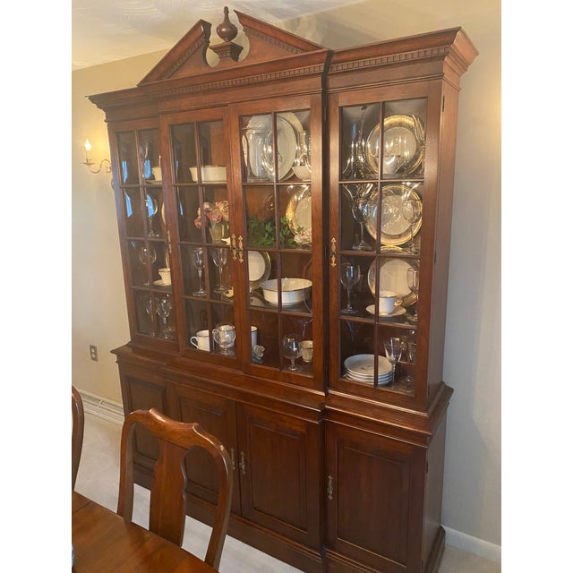 1970s Vintage Pennsylvania House Cherry Hutch Chairish