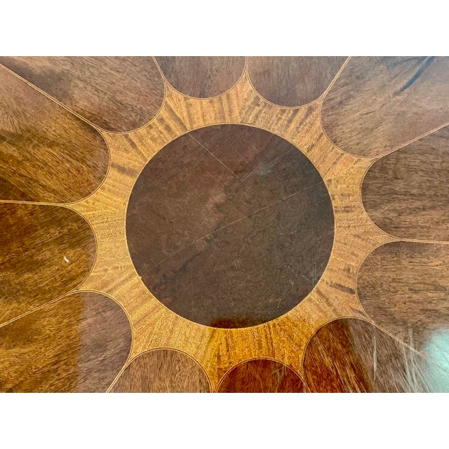 1980s Baker Furniture English Regency Style Center Table For Sale In New York - Image 6 of 10