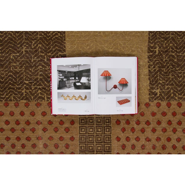 Orange Contemporary French Art Deco Style Maze Grid Wool Rug by Rug & Kilim, India For Sale - Image 8 of 9