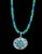 Emerald & Blue Sapphire Rondelle Necklace Jen Proudman Jewelry Emerald, Blue Sapphire & 14k Gold 16" of 5mm emerald and...