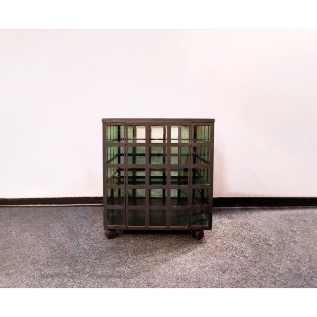 Iron & Glass Trolley by Anna Anselmi for Bieffeplast, 1980s For Sale - Image 9 of 9