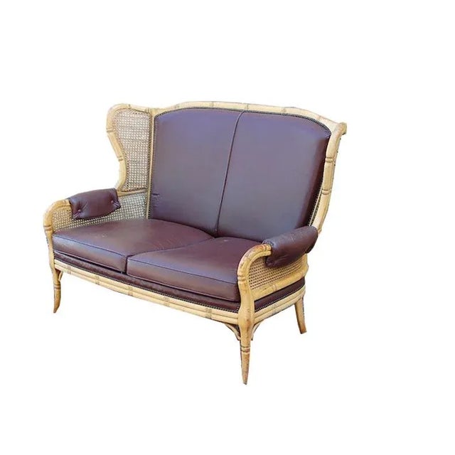 This exquisite one of a kind settee found at a country estate in the French countryside is unusual and charming. This...