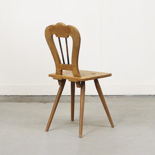 Contemporary Primitive Folk Art Mountain Chairs, Set of 2 For Sale - Image 3 of 9