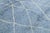 Handmade Moroccan Style Wool Rug With Soft Lattice Geometric in Denim Blue 8x10 For Sale - Image 9 of 12