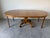 Neoclassical Vintage Biedermeier Neoclassical-Style Cherry Wood Expandable Pedestal Dining Table For Sale - Image 3 of 18