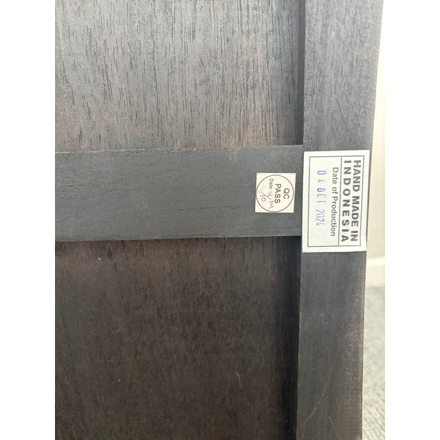 Pair of Noir Oxford 1 Drawer Side Tables in Weathered Finish For Sale - Image 10 of 12