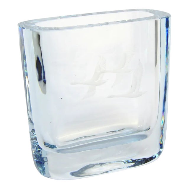 Glass Vase from Strömbergshyttan, 1960s For Sale