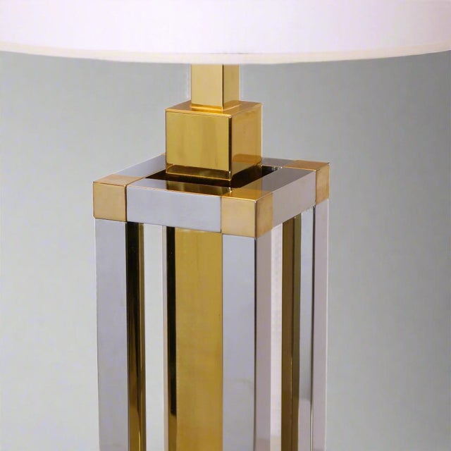 1980s Stephane Davits Modernist Table Lamp For Sale - Image 10 of 11