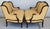 Pierre Deux Style French Country Provincial Bergere Lounge Chairs & Ottoman Pair For Sale - Image 4 of 18