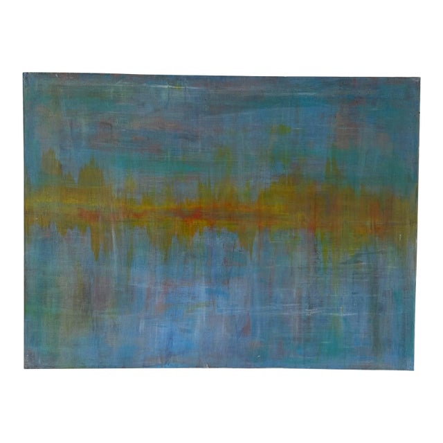 Original Abstract Landscape Painting by Gavin Mc Groggan – 40″ X 30″ Contemporary Acrylic on Canvas For Sale