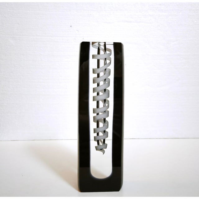 Glass Princ Art Glass Vase by Pavel Havelka, 1990s For Sale - Image 7 of 16