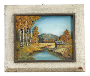 Tabarelli, Untitled, 1970s, Oil on Panel, Framed