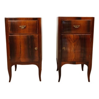 19th Century Venetian Rosewood Bedside Tables, 1799, Set of 2 For Sale