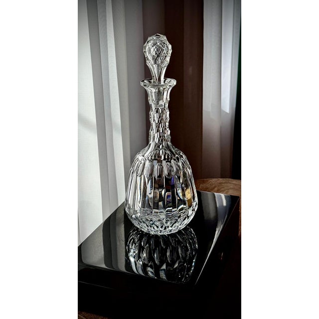Edwardian Petal-Cut Crystal Sherry Decanter, England, 1905 For Sale - Image 6 of 18