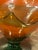 Amber 1970s Vintage Large Chalet Canada Amber Glass Centerpiece Bowl For Sale - Image 8 of 18