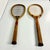 1905 Antique Americana Boho Chic Wood Tennis Rackets Home Accents - A Pair. For Sale - Image 17 of 17
