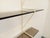 Large Vintage Wall Shelf in Smoked Glass and White Metal, String Tomado Style, from the 1960s, 1970s For Sale - Image 13 of 17