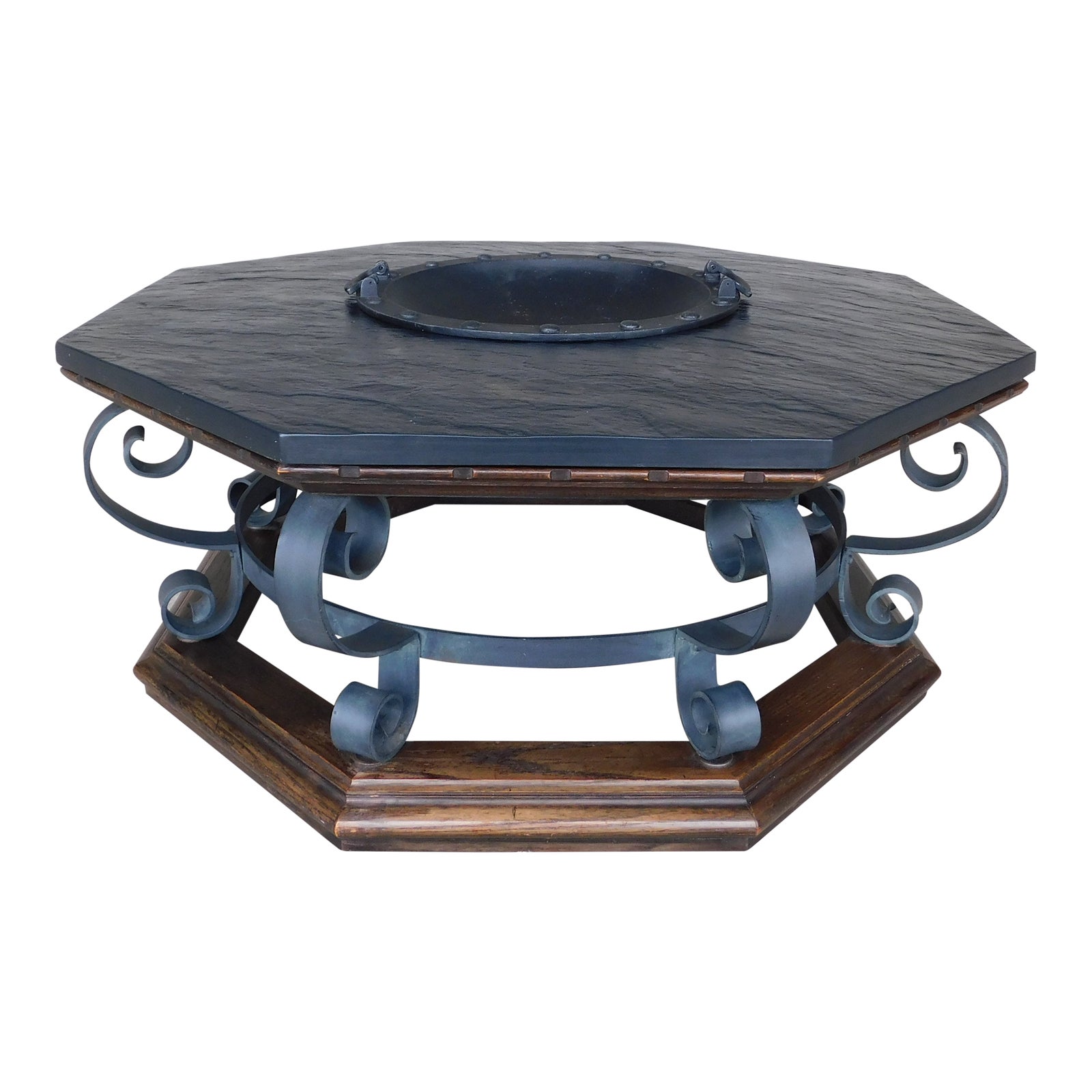 Vintage Spanish Revival Style Slate Top Coffee Table Chairish